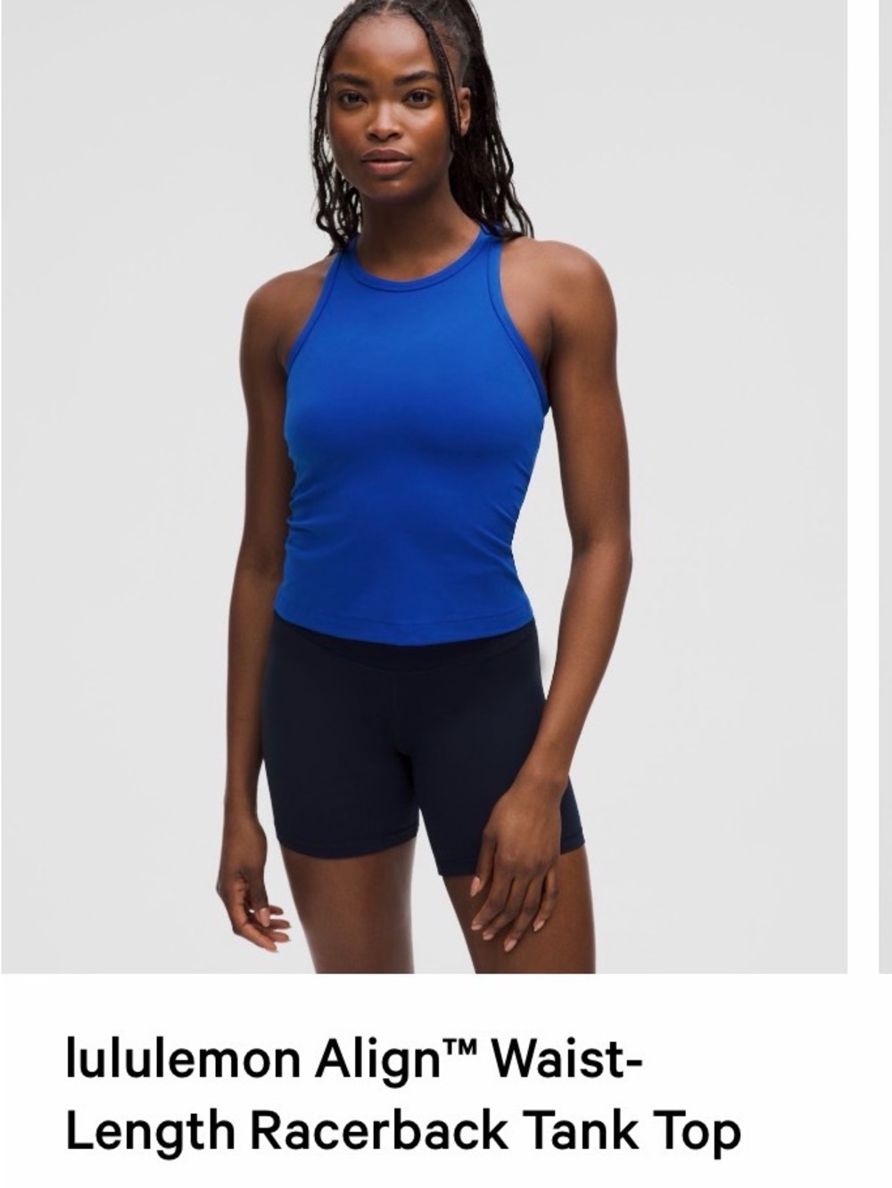 lululemon athletica Align™ Racerback Tank Top in Galactic Cobalt Blue